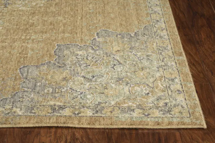 6' Sage Green Round Hand Woven Area Rug
