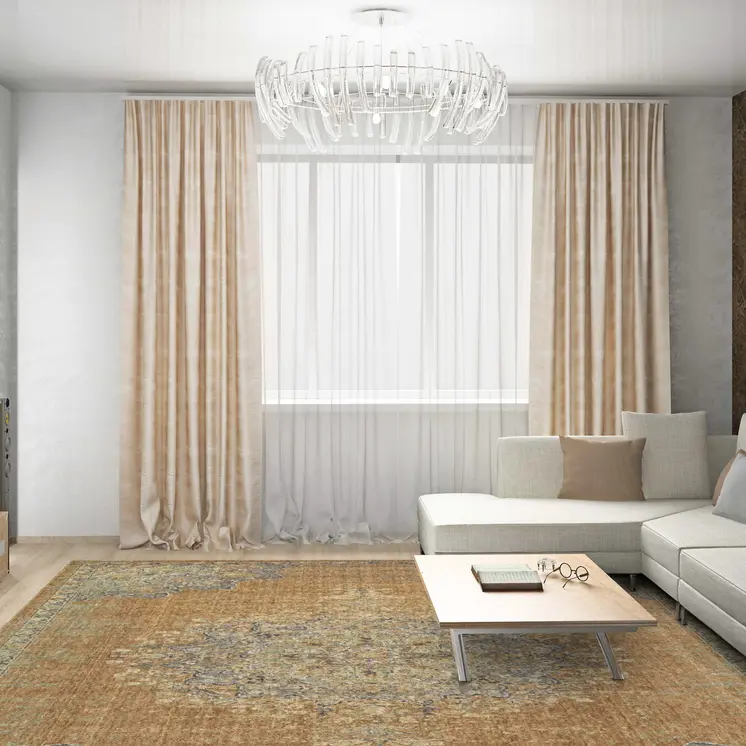 6' Sage Green Round Hand Woven Area Rug