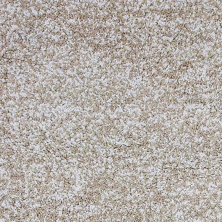 5' X 7' Ivory Shag Hand Woven Area Rug