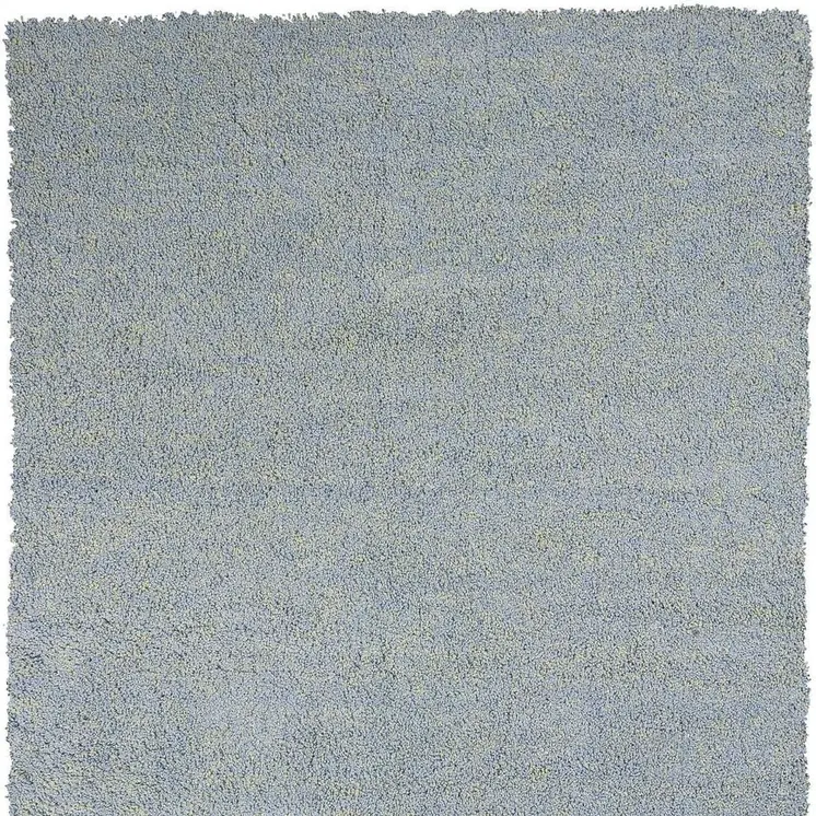 5' X 7' Blue Shag Hand Woven Area Rug