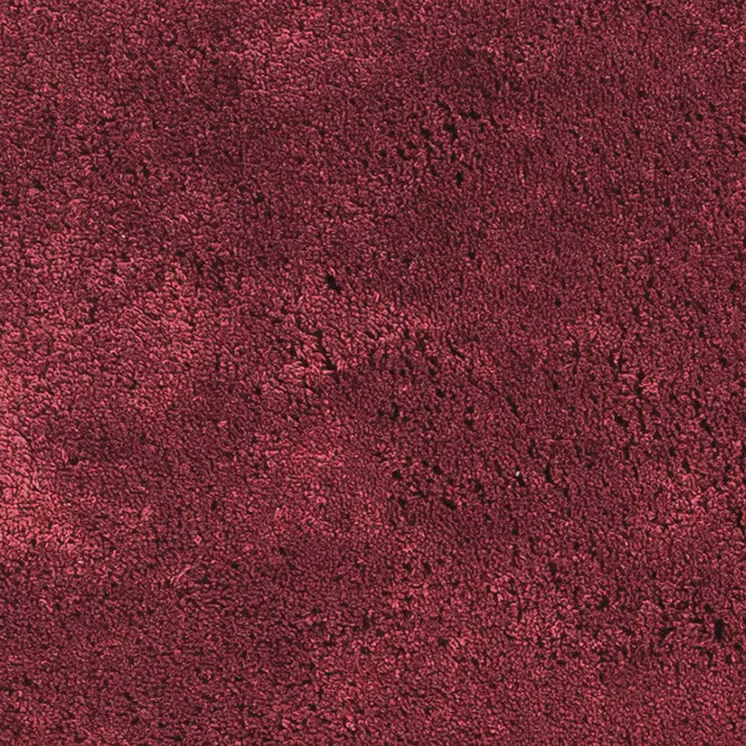 5' X 7' Red Shag Hand Woven Area Rug