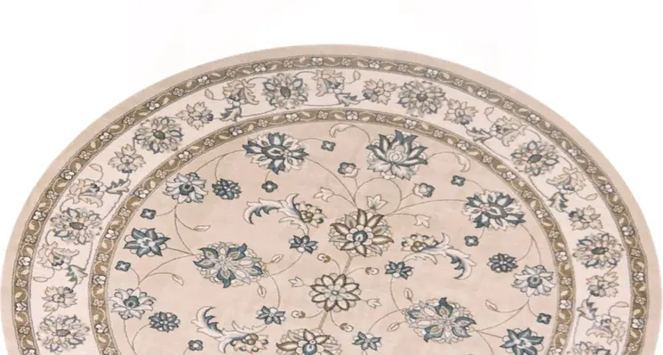 8' Beige Round Rug