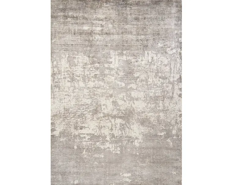 3' X 5' Beige Abstract Hand Loomed Area Rug