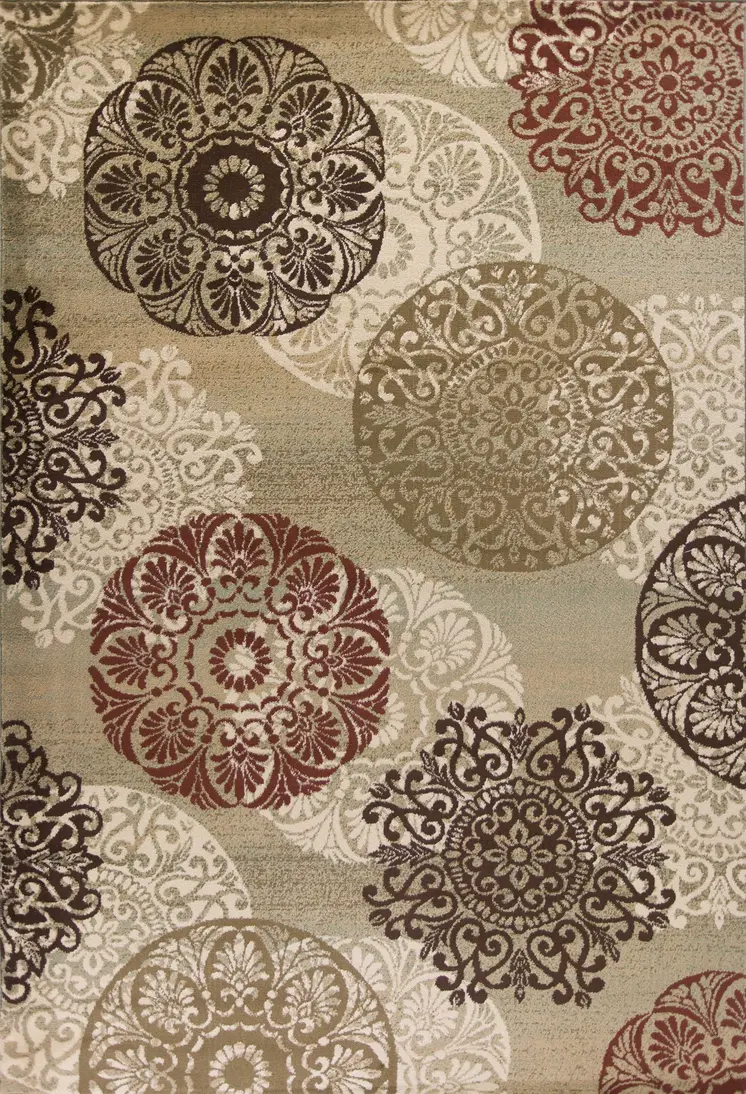 8' X 11' Sage Green Area Rug