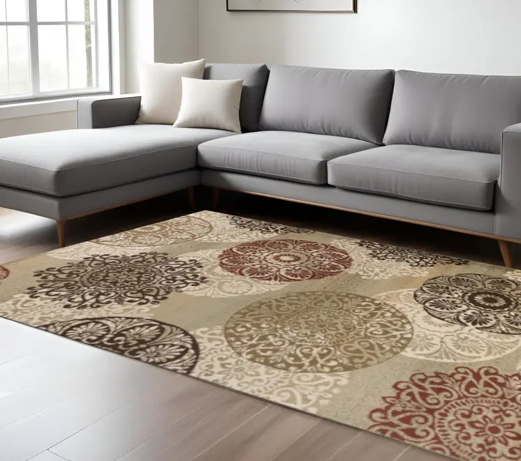 8' X 11' Sage Green Area Rug