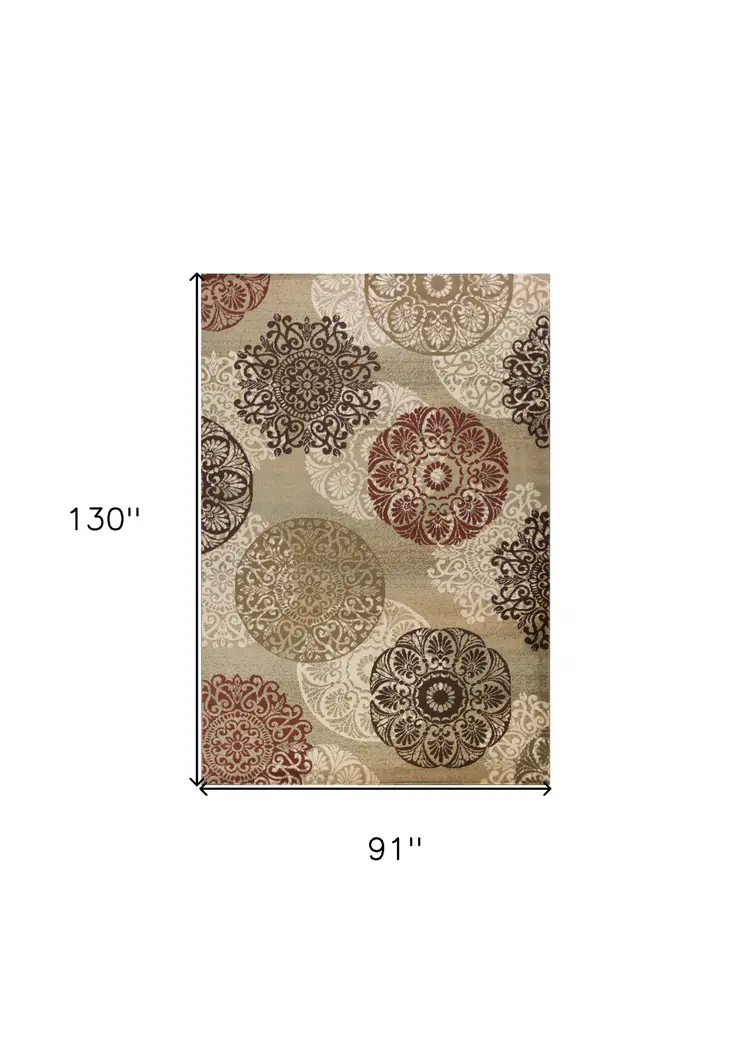 8' X 11' Sage Green Area Rug