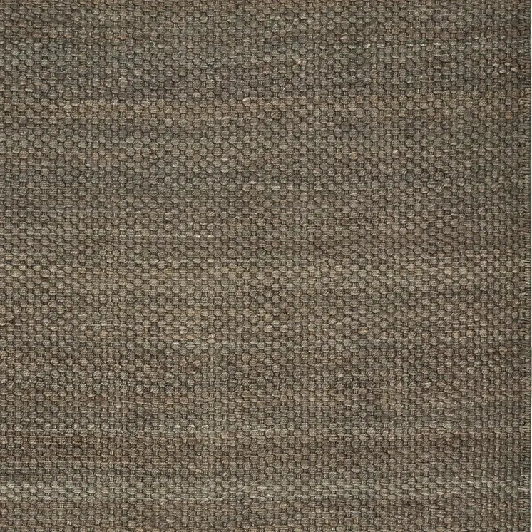 5' X 7' Slate Brown Hand Woven Area Rug