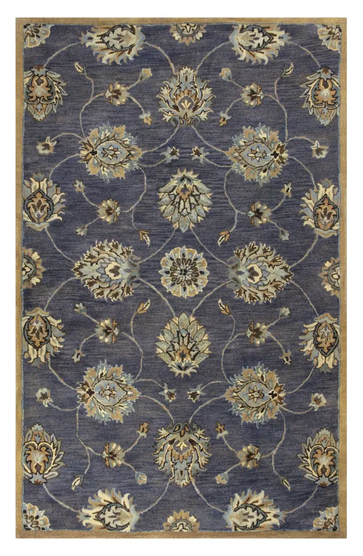 5' X 8'  Wool Midnight Area Rug