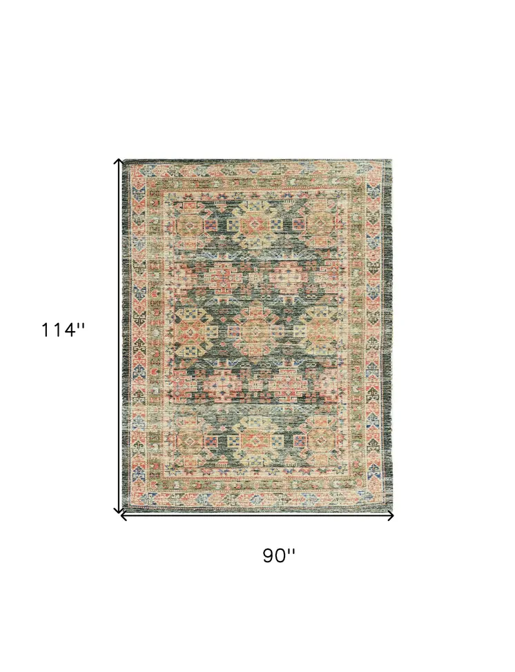 7' X 9'  Jute Charcoal Area Rug