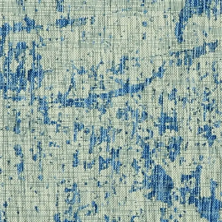 3' X 4' Blue Abstract Area Rug
