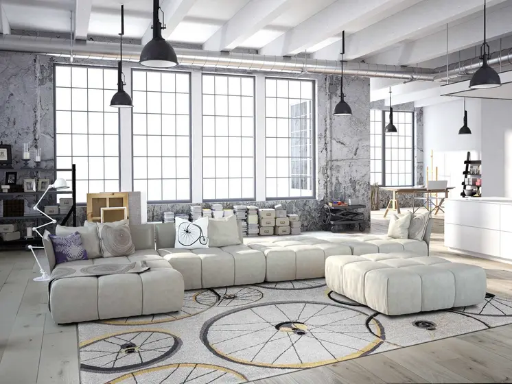 2' X 3' Gray Hand Tufted Area Rug
