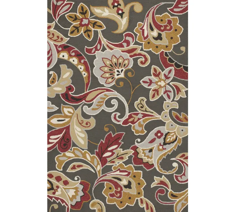 2' X 3' Taupe Hand Tufted Area Rug