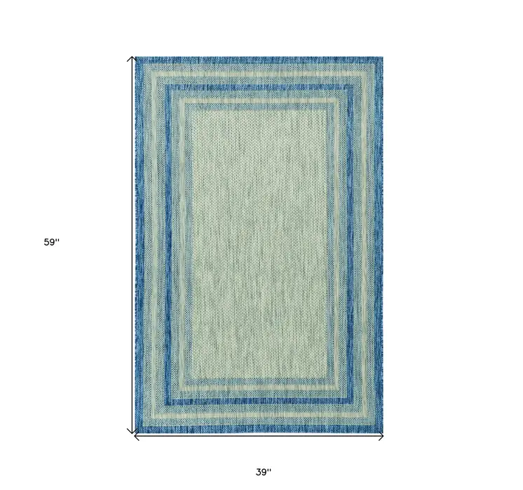 3' X 5' Gray Area Rug