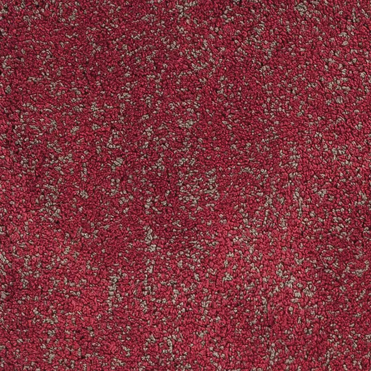 2' X 4' Red Shag Hand Woven Area Rug