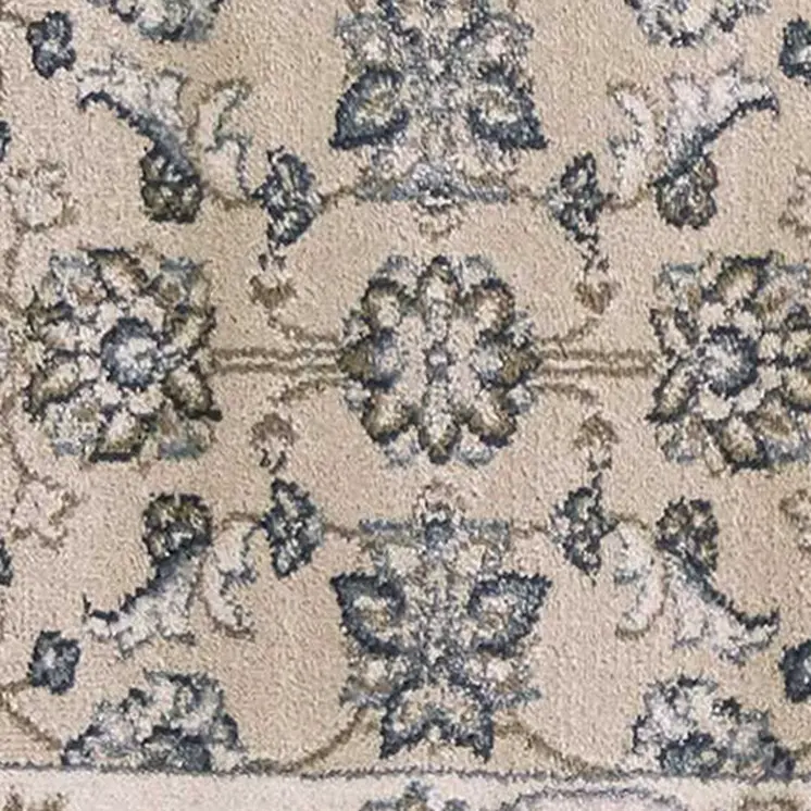 8' Beige And Ivory Runner Rug
