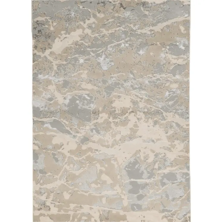 3' X 5' Sand Abstract Area Rug