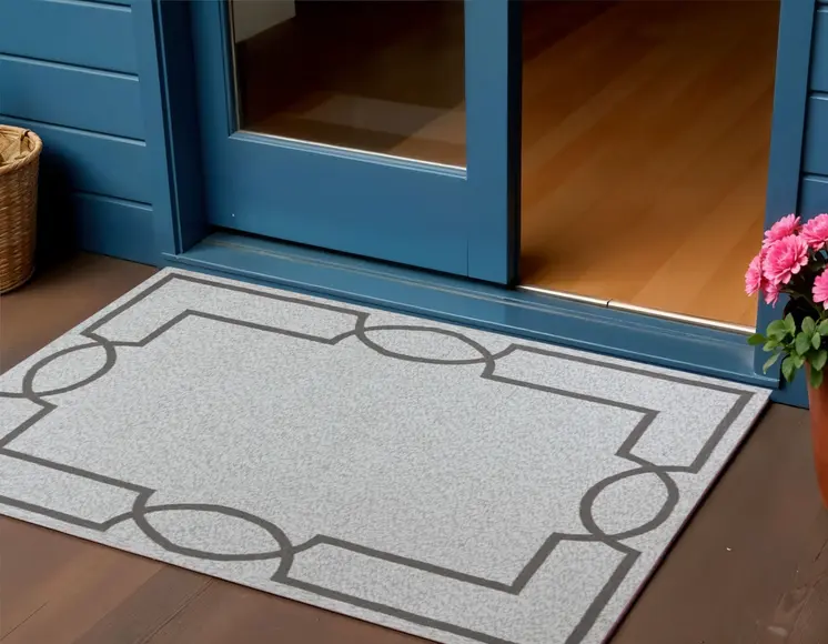 3' X 5' Ivory Indoor Outdoor Area Rug