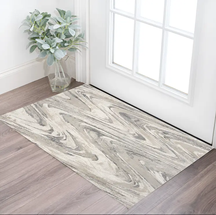 3' X 5' Natural Abstract Area Rug