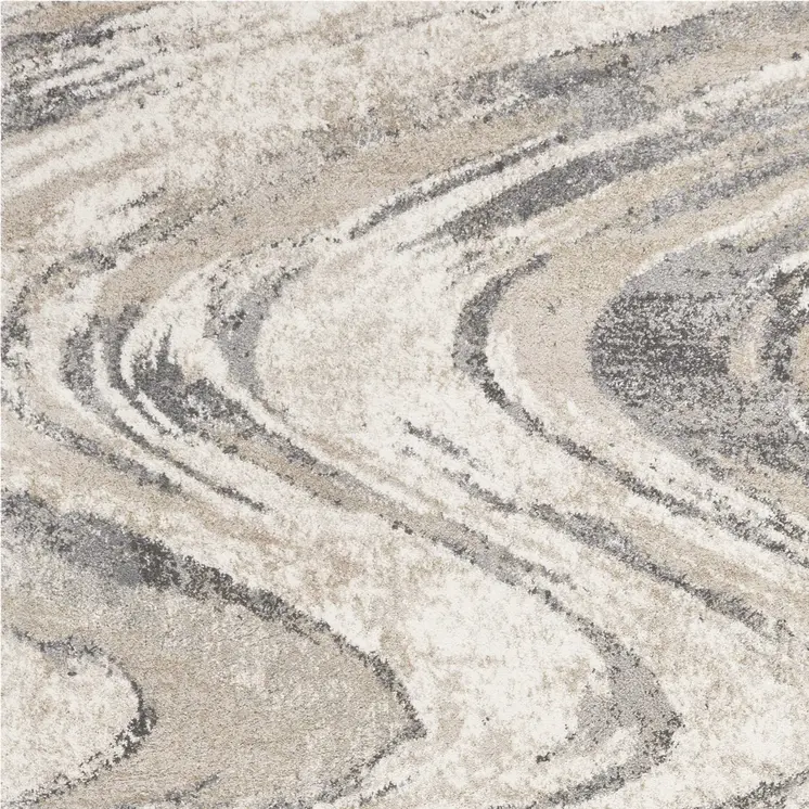 3' X 5' Natural Abstract Area Rug