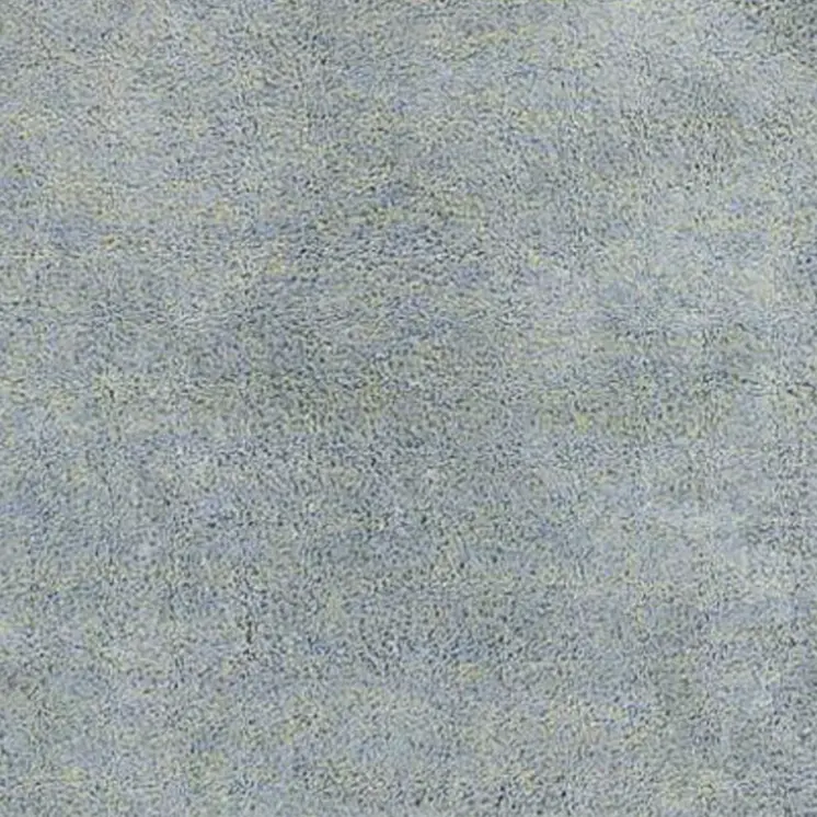 8' Blue Shag Hand Woven Runner Rug