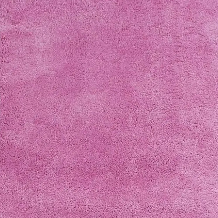 8' Hot Pink Shag Hand Woven Runner Rug
