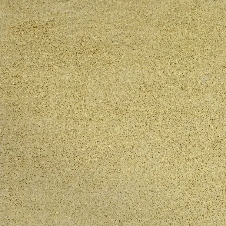 3' X 5' Canary Yellow Shag Hand Woven Area Rug