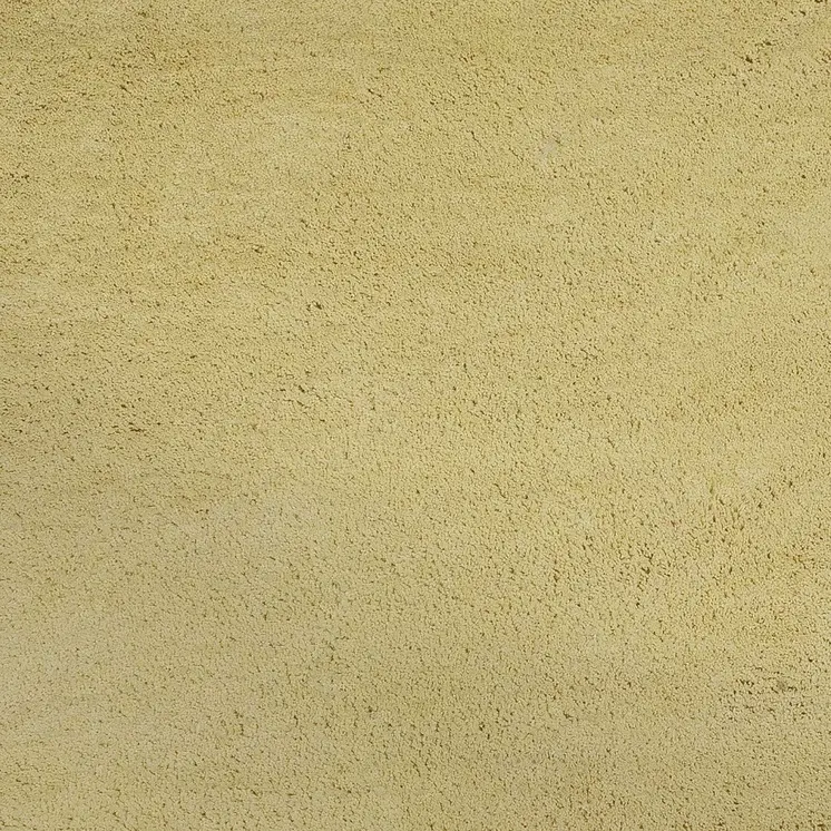 3' X 5' Canary Yellow Shag Hand Woven Area Rug