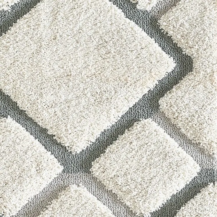 3' X 5' Natural Geometric Area Rug