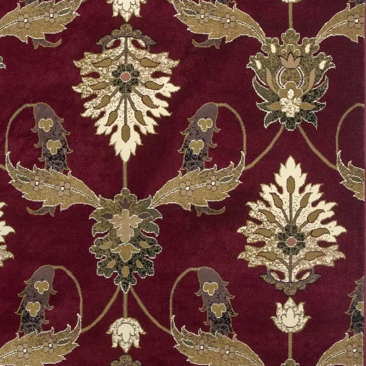 7' X 10' Red Area Rug