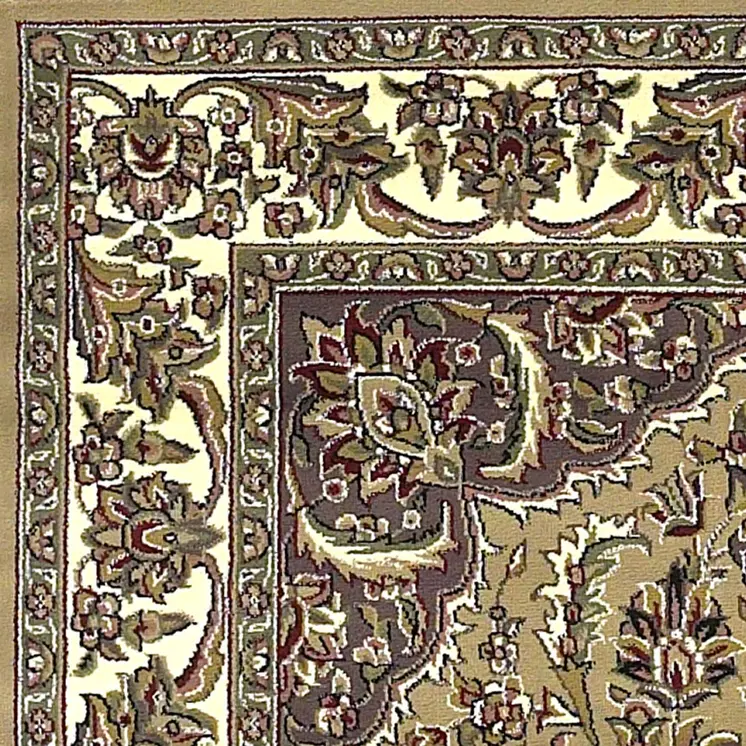 7' X 10'  Polypropylene Beige Or  Ivory  Area Rug
