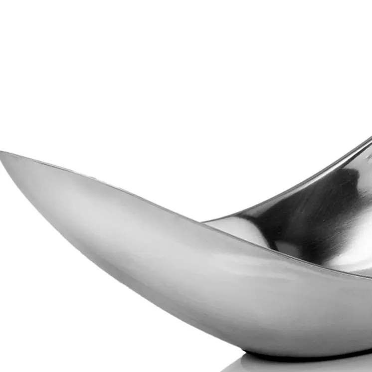 13" Aluminum Modern Twisted Centerpiece Bowl