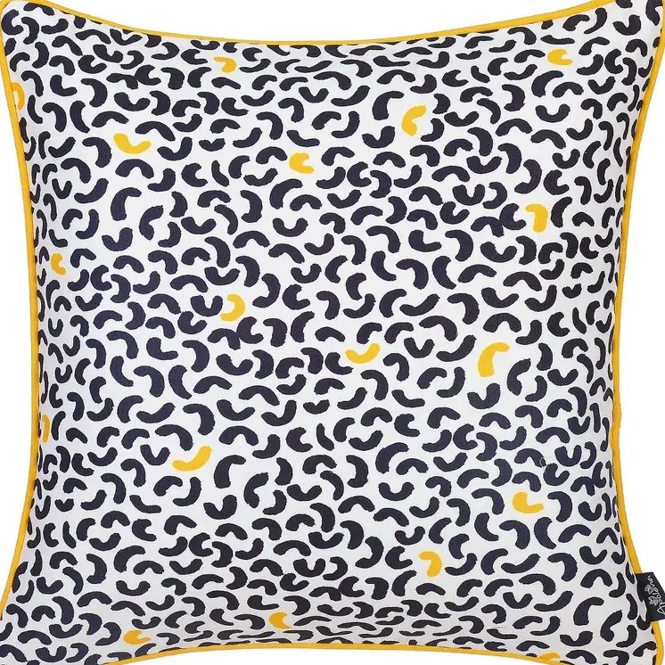 18"X18" Memphis Printed Decorative Throw Pillow Cover Pillowcase