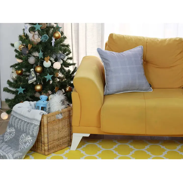 18"X18" Christmas Basic Square Printed Decorative Throw Pillow Cover