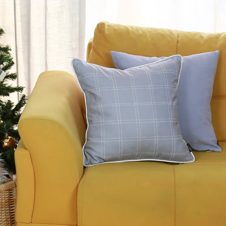 18"X18" Christmas Basic Square Printed Decorative Throw Pillow Cover