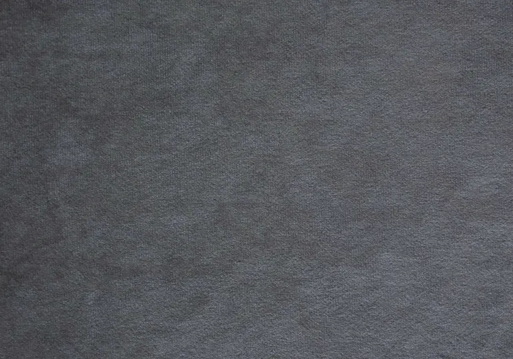 45.25" X 82.75" X 49.75" Dark Grey Velvet With Chrome Trim - Twin Size Bed