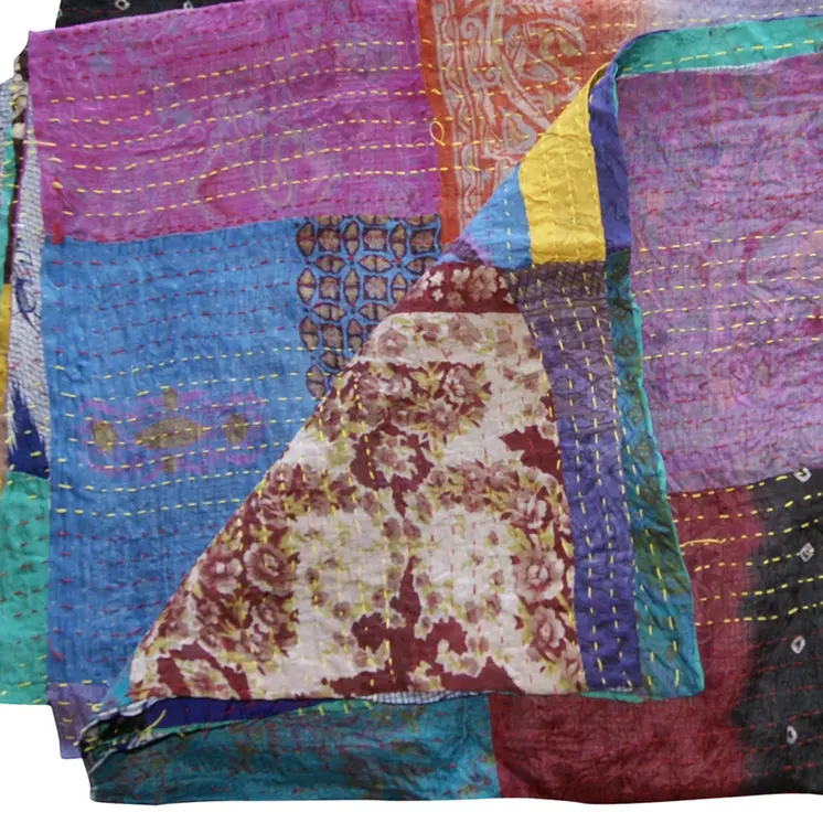 60" X 90" Silk Multicolor Throws