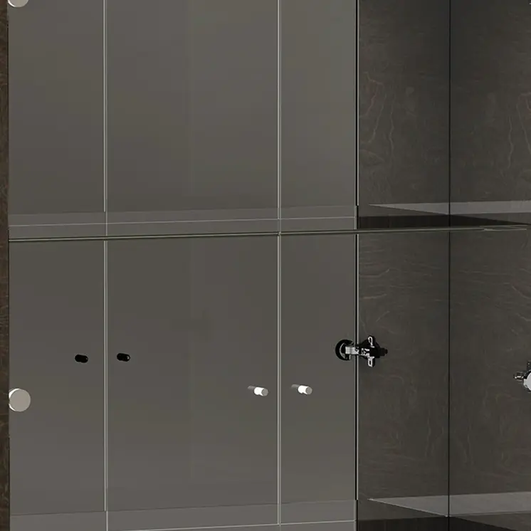41" Silver and Gray Brown Accent Cabinet With One Drawer