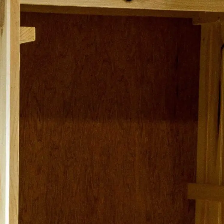 Natural Unfinished All Wood Armoire