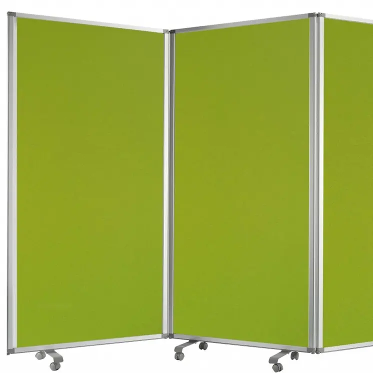 212 X 1 X 71 Green Metal 6 Panel Screen