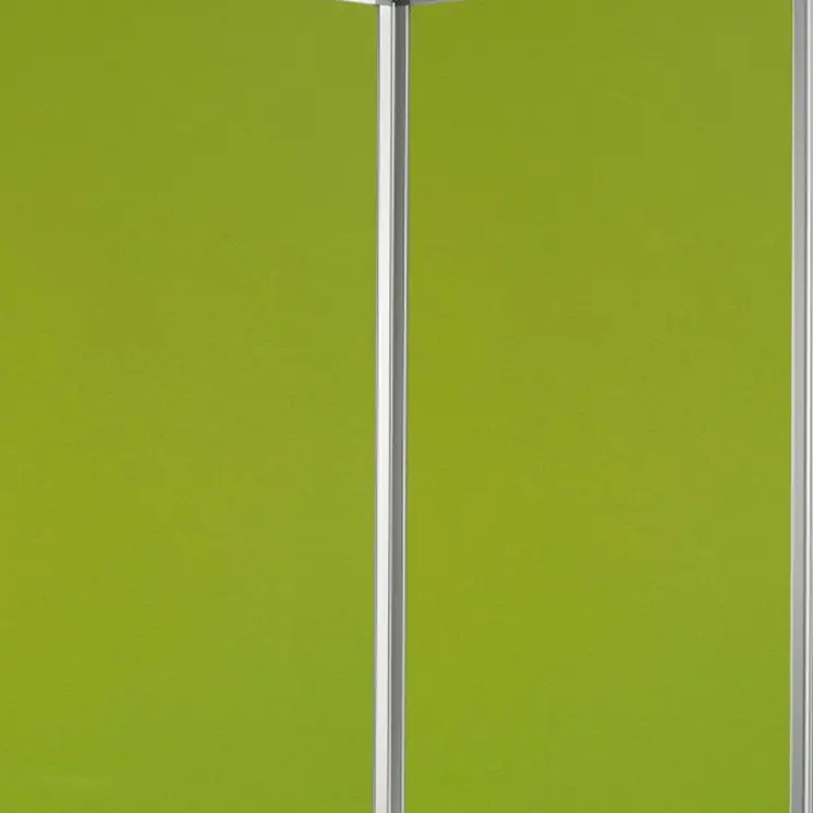 212 X 1 X 71 Green Metal 6 Panel Screen