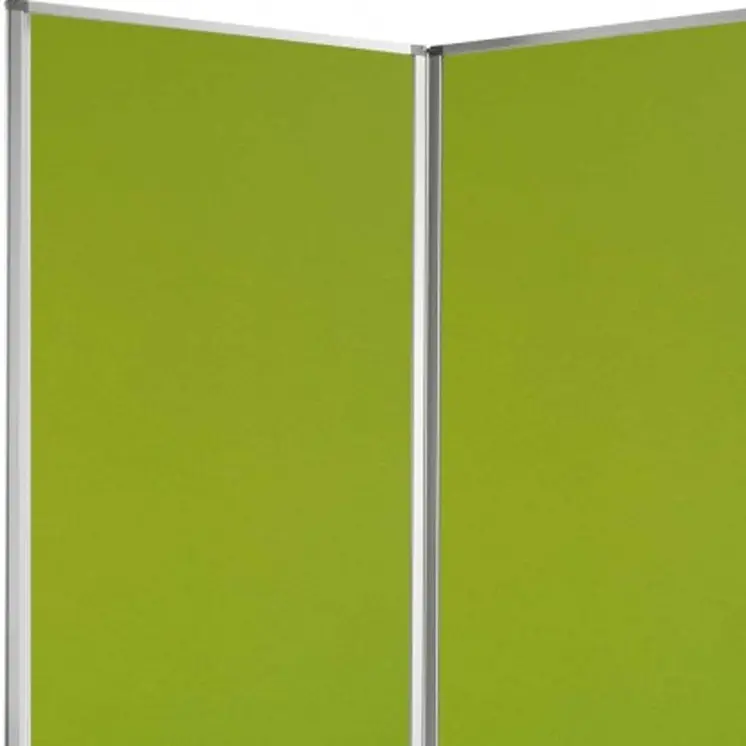 318" X 1" X 71" Green, Metal, 9 Panel, Screen