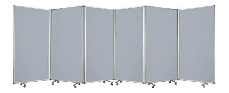 212 X 1 X 71 Metal Grey 6 Panel Screen