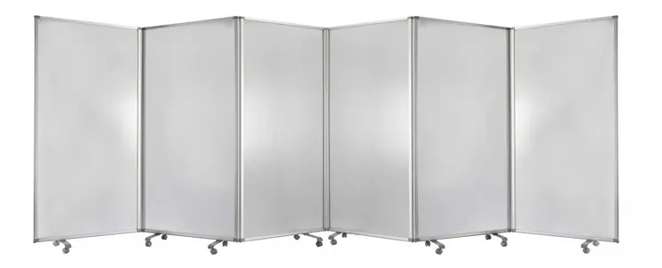 212 X 1 X 71 Clear Metal 6 Panel Resilient Screen