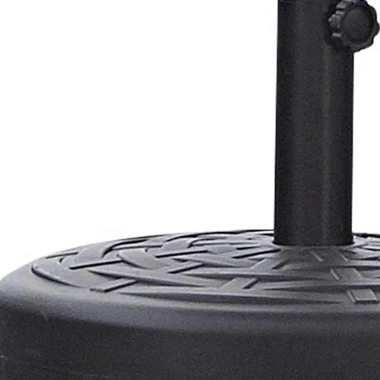 Black Plastic Umbrella Base