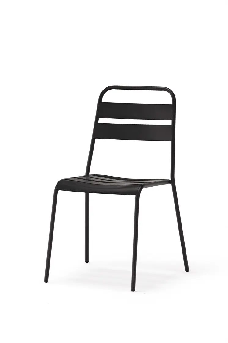 Set of Four Gray Faux Leather Dining Side Chairs