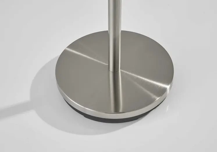 68" Brushed Steel Brushed Steel Coat Rack