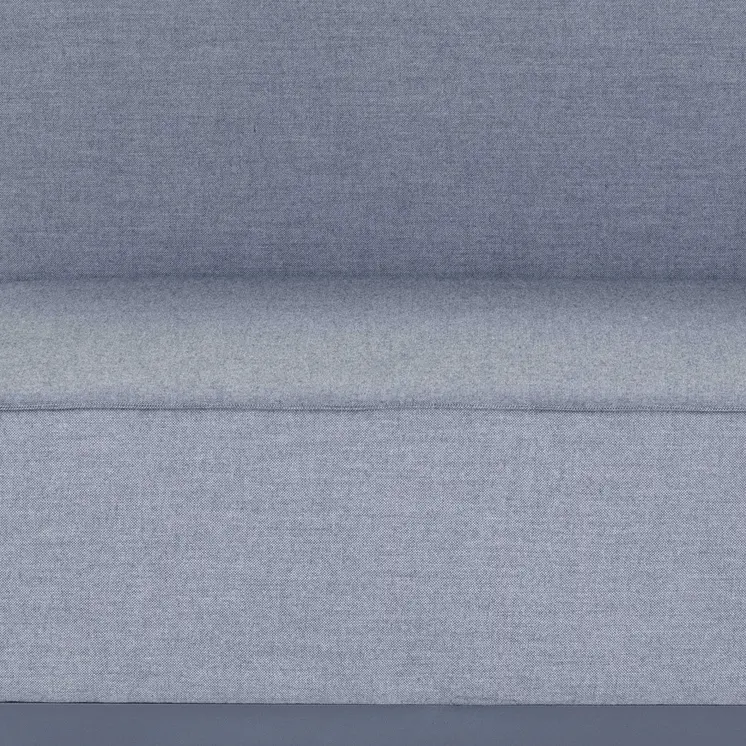 35" Gray and TPU Coating Metal Outdoor Modular with Gray Cushion