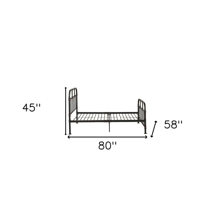 Gray Bed Frame