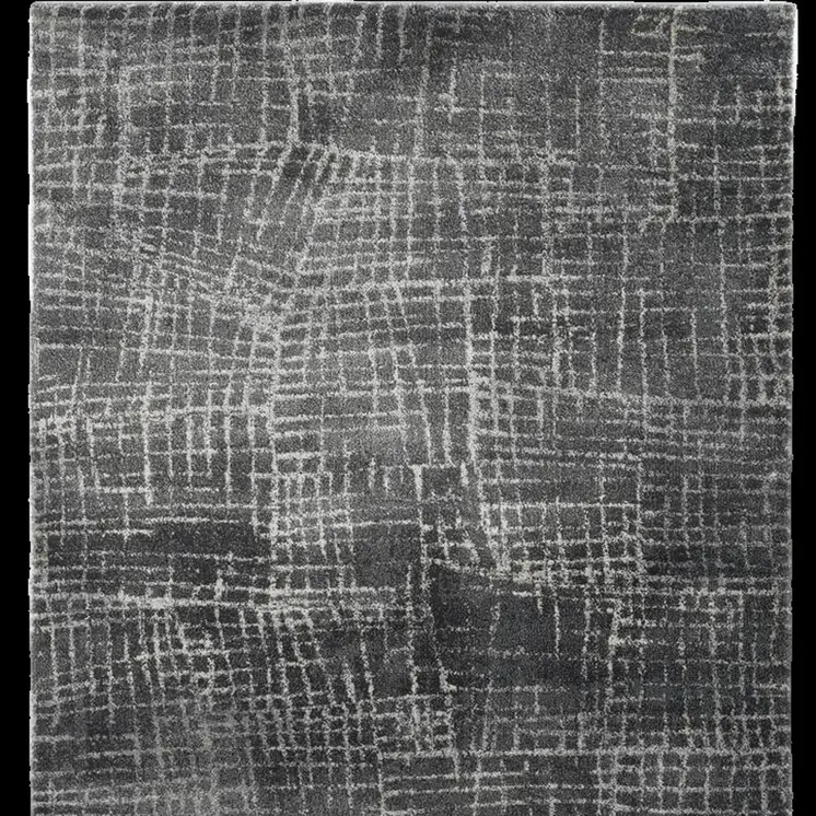 3' X 5' Gray Abstract Area Rug