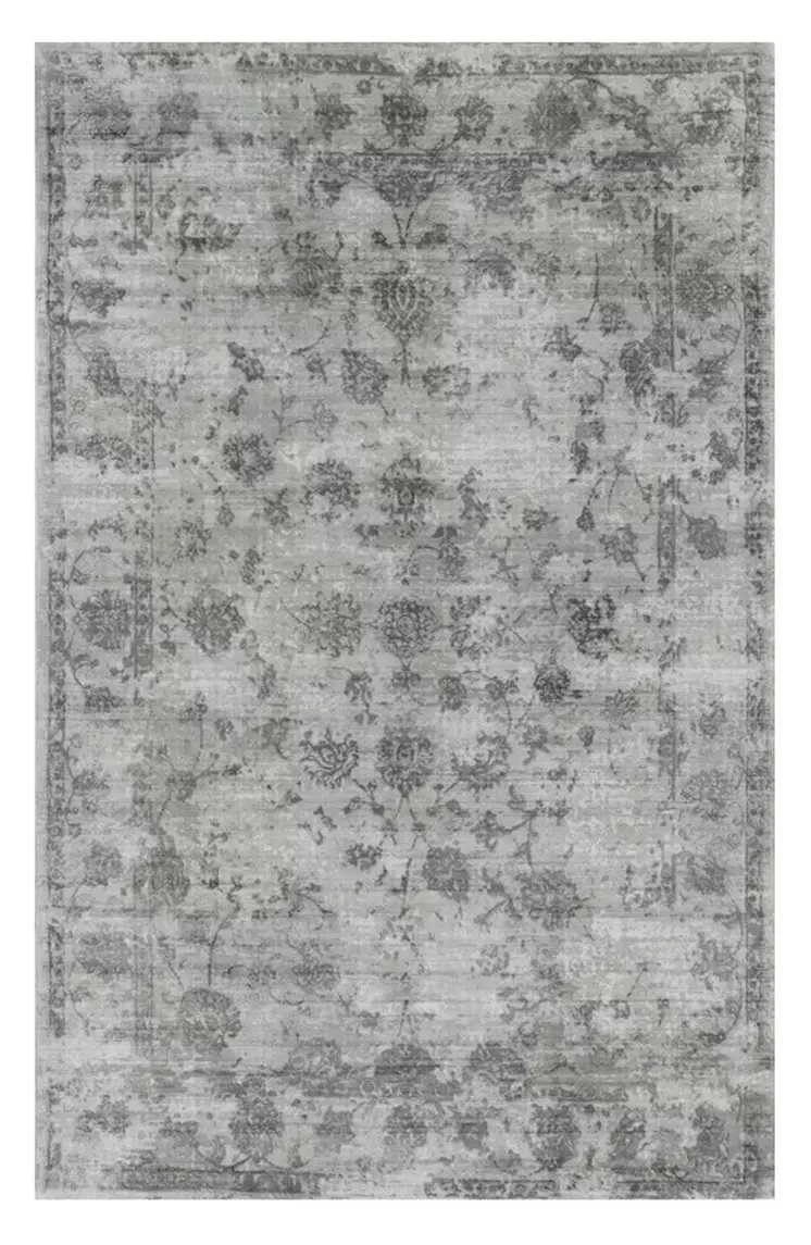 8' X 10' Gray Hand Loomed Area Rug